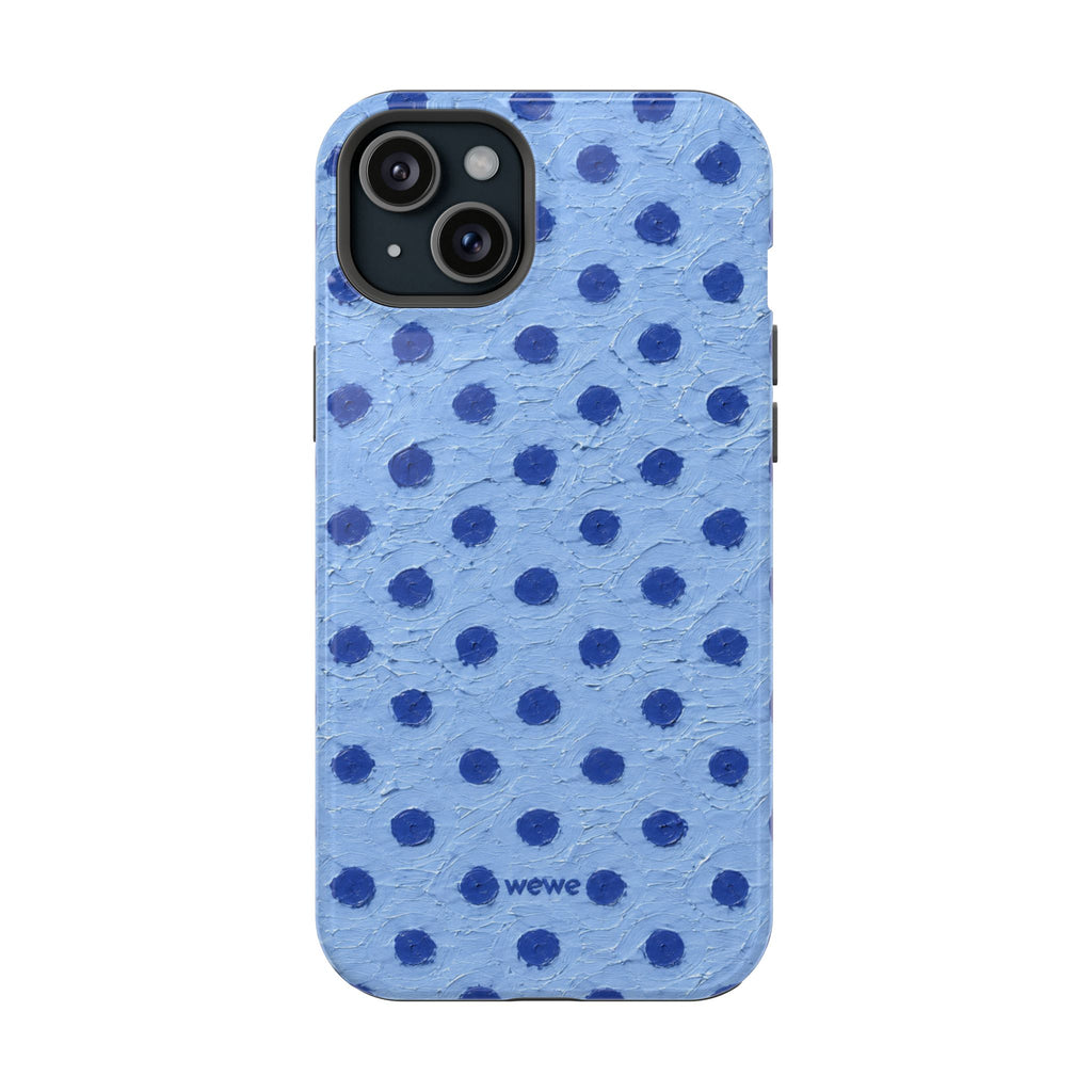 Copy of Blue polka dots phone case | Magnetic impact-resistant case