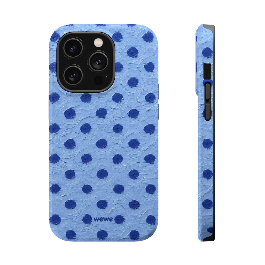Copy of Blue polka dots phone case | Magnetic impact-resistant case