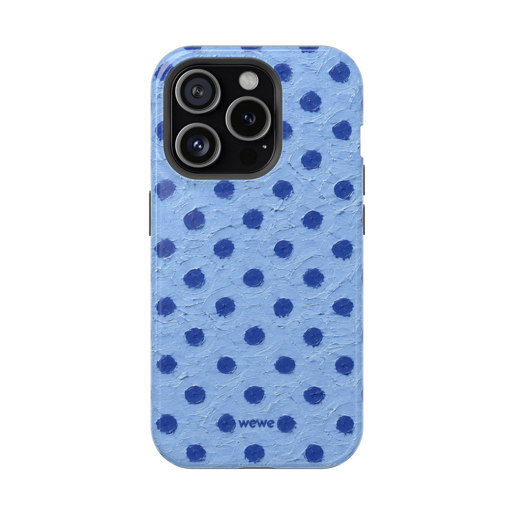 Copy of Blue polka dots phone case | Magnetic impact-resistant case
