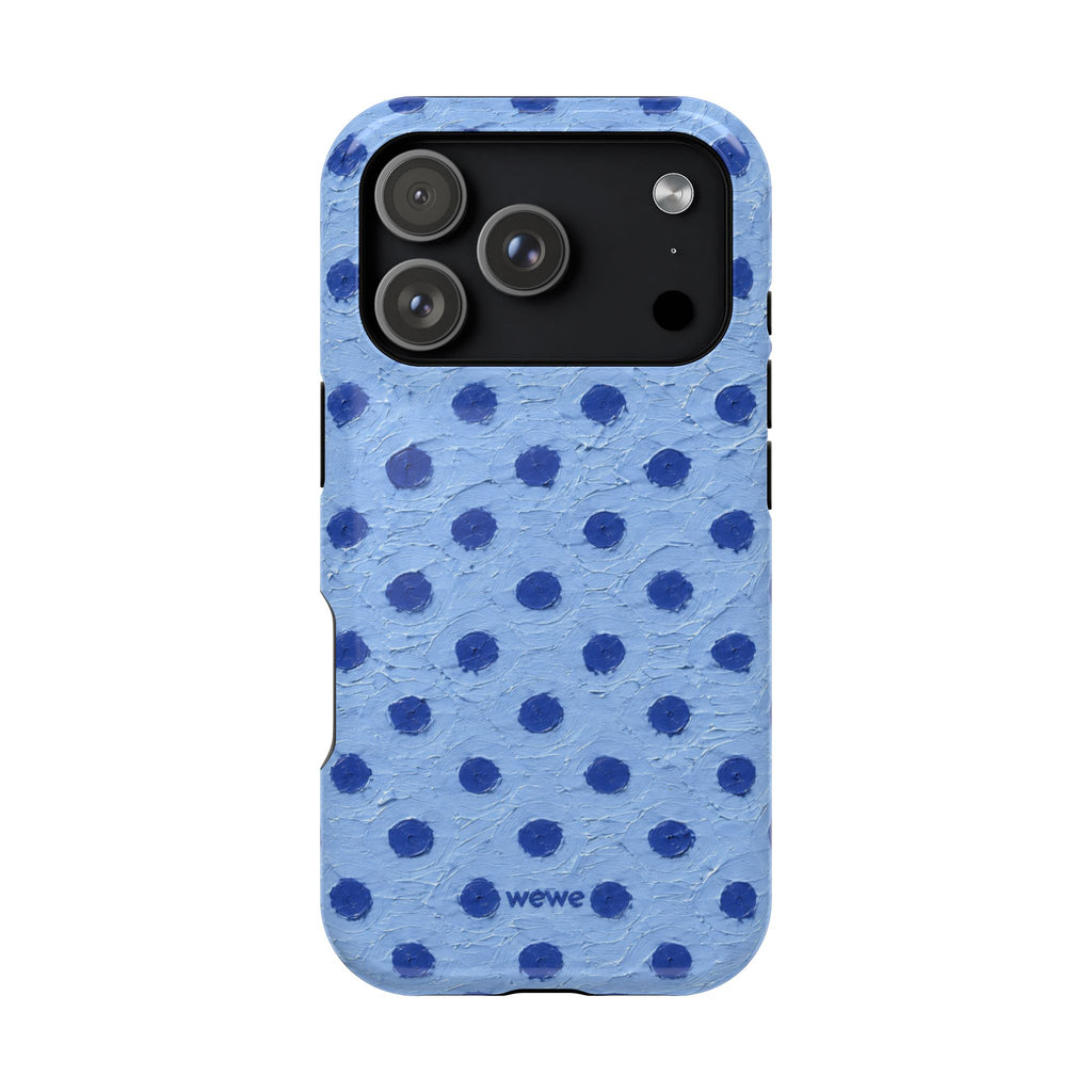 Copy of Blue polka dots phone case | Magnetic impact-resistant case