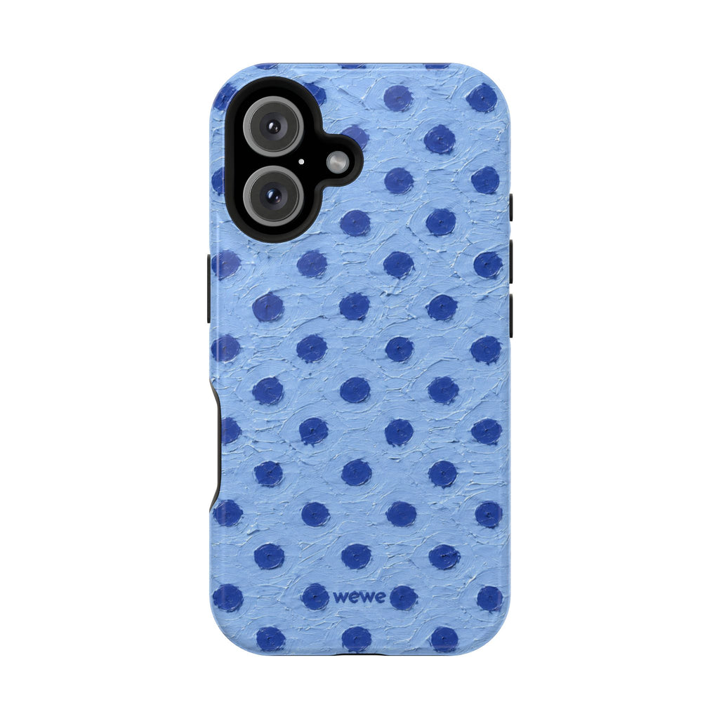 Copy of Blue polka dots phone case | Magnetic impact-resistant case