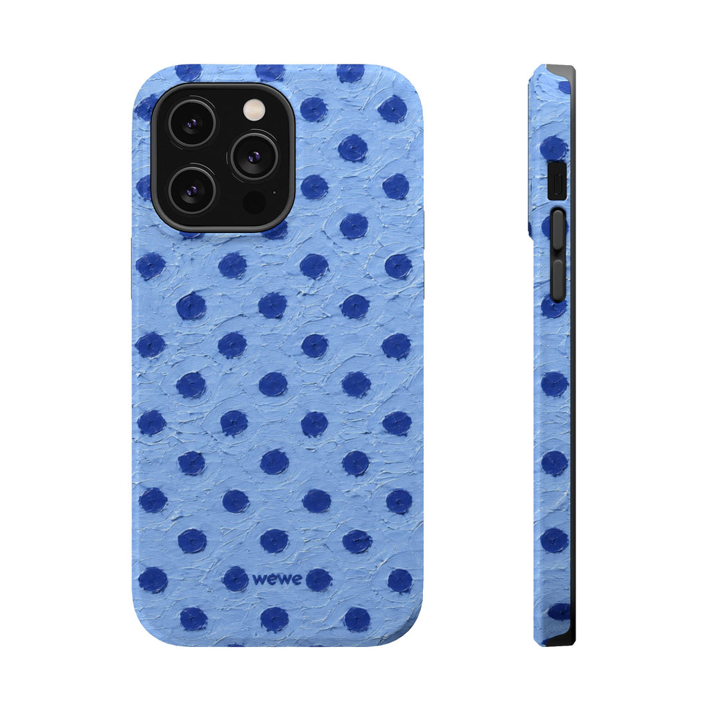 Copy of Blue polka dots phone case | Magnetic impact-resistant case
