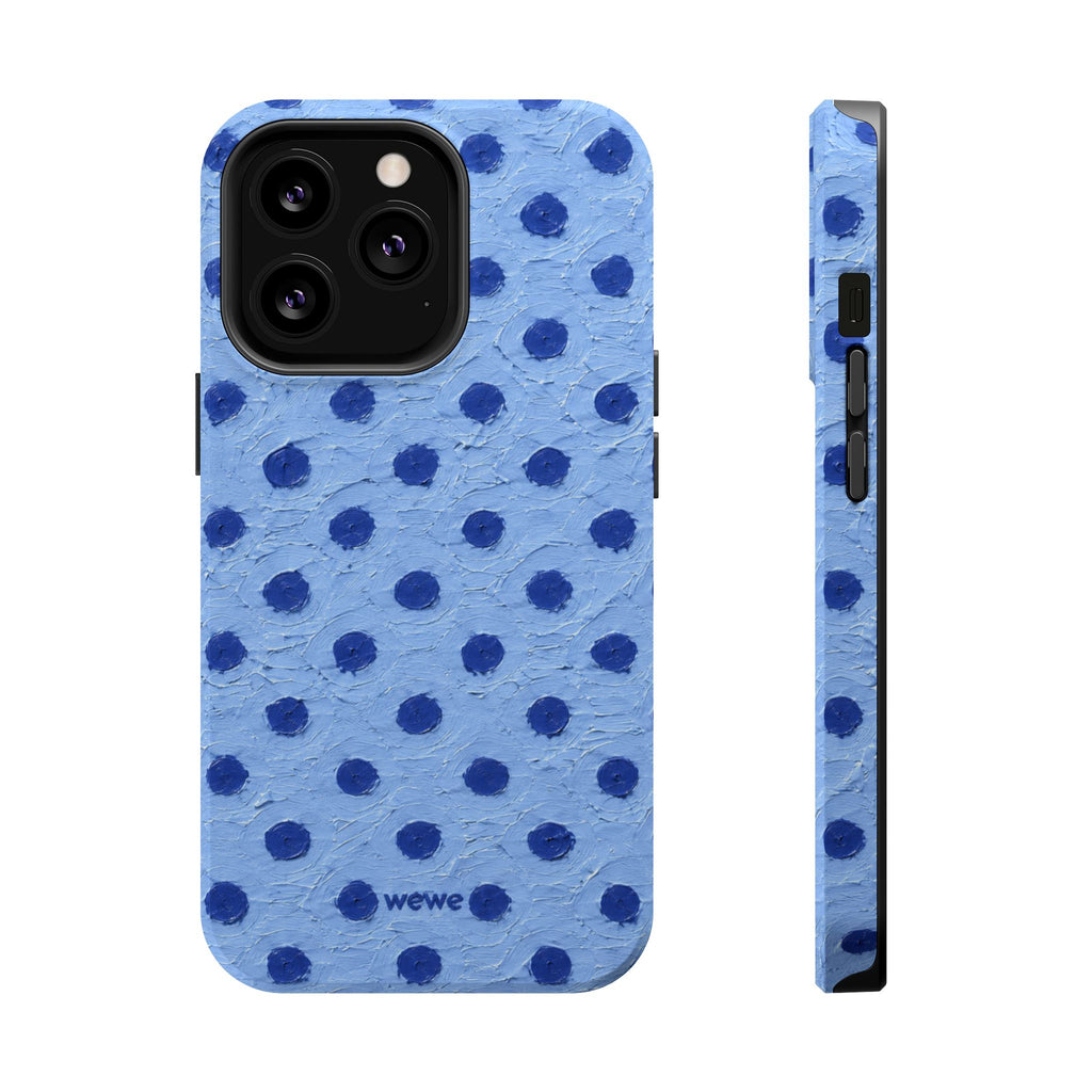 Copy of Blue polka dots phone case | Magnetic impact-resistant case