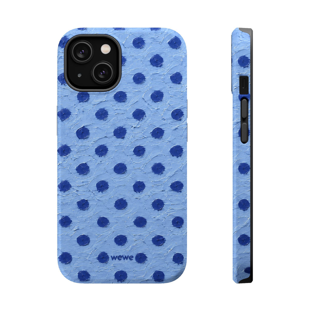 Copy of Blue polka dots phone case | Magnetic impact-resistant case