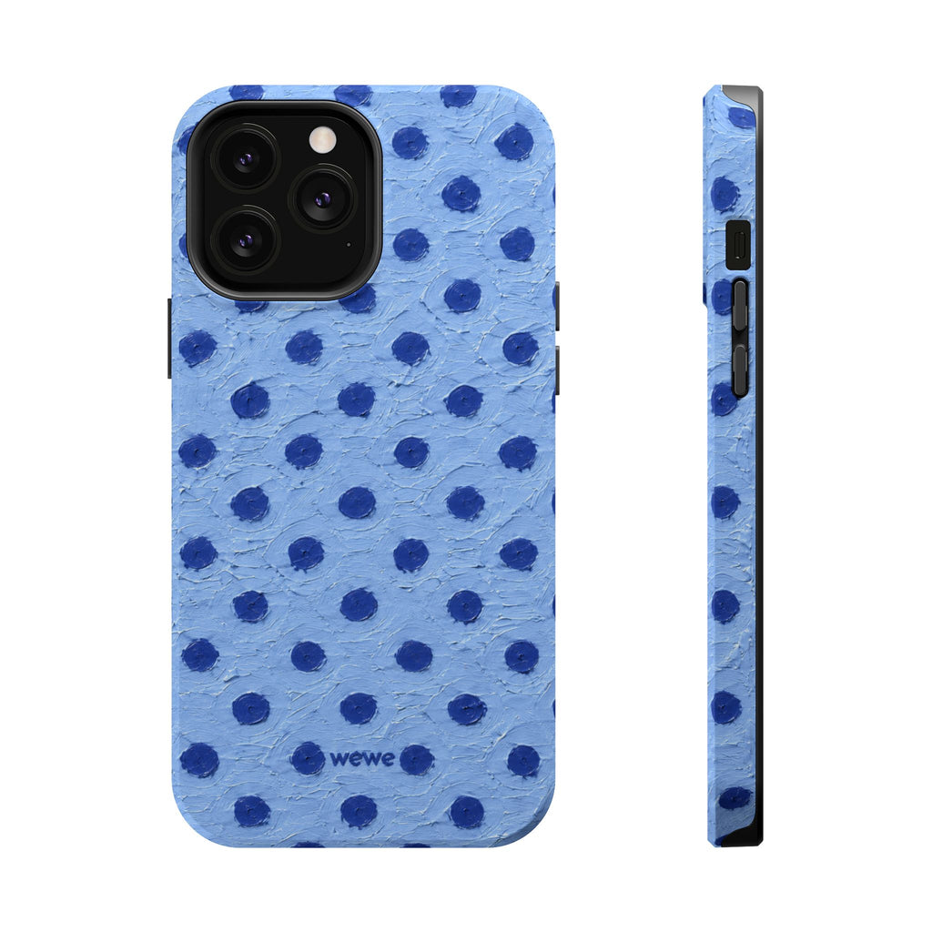 Copy of Blue polka dots phone case | Magnetic impact-resistant case