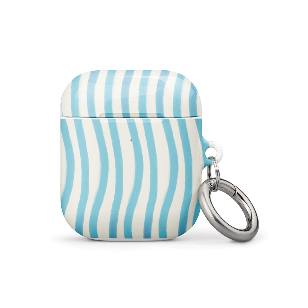 Custom fluid smile airpods case gen1 playful aesthetic.