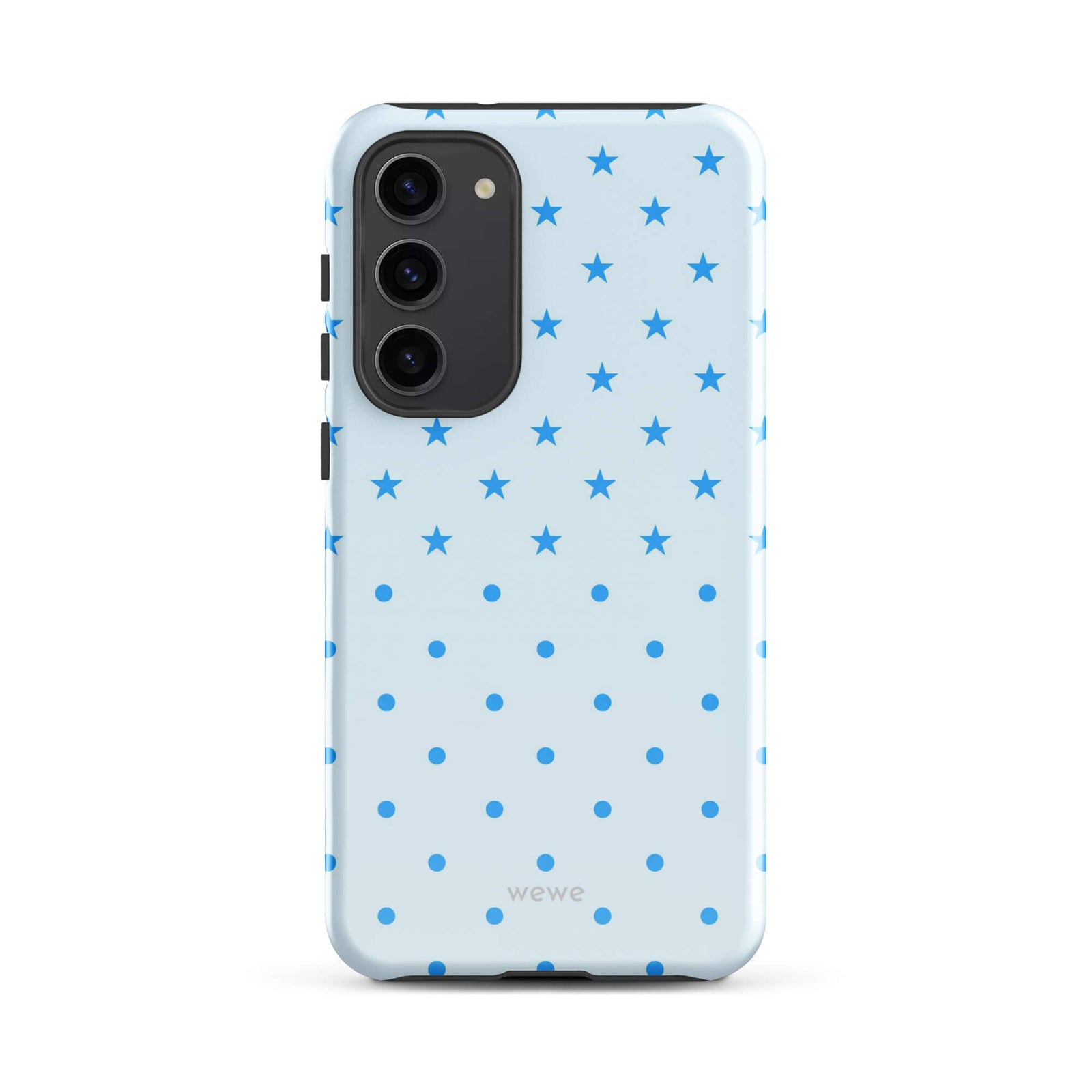 Blue Star and Polka Dot  iPhone 16 Case