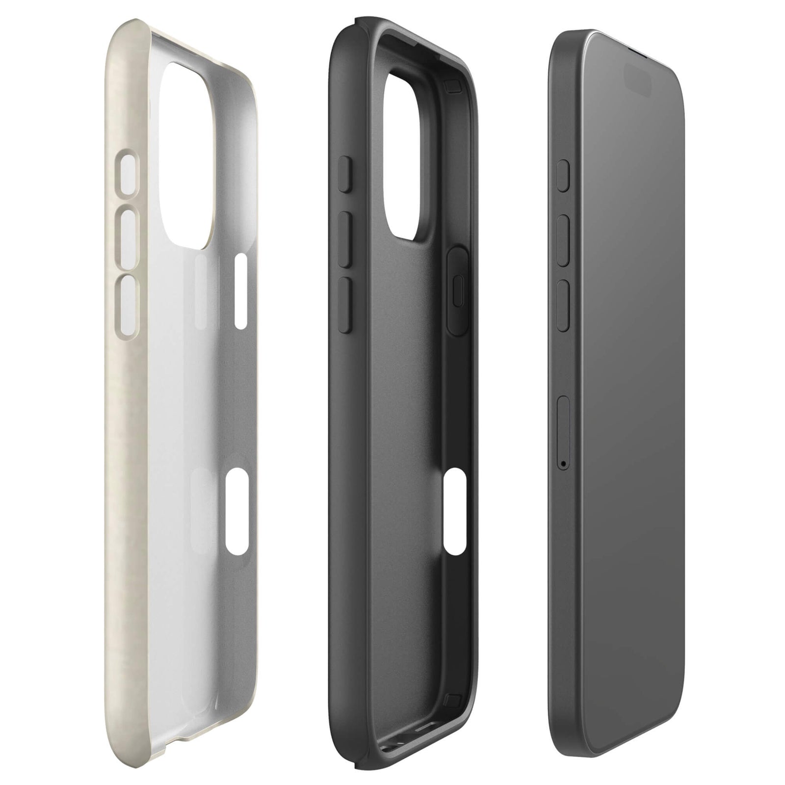 Calm Surface tough iphone case 16 pro max minimal clean aesthetic smooth modern design case shockproof protection