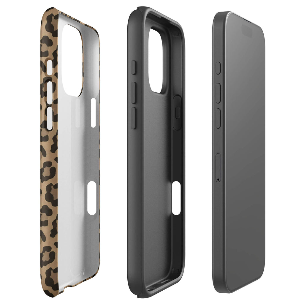 Caramel Leopard Print iPhone Case