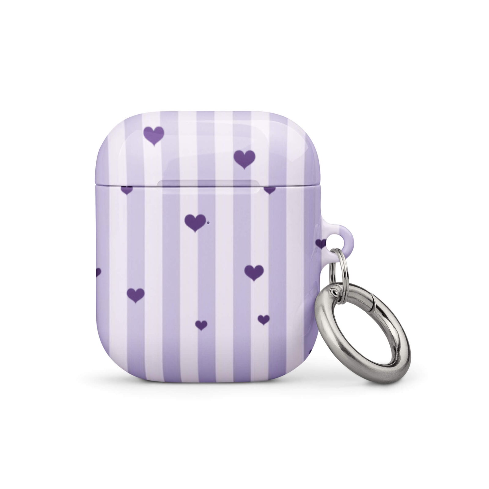 Custom purple heart airpods case gen1 romantic aesthetic.