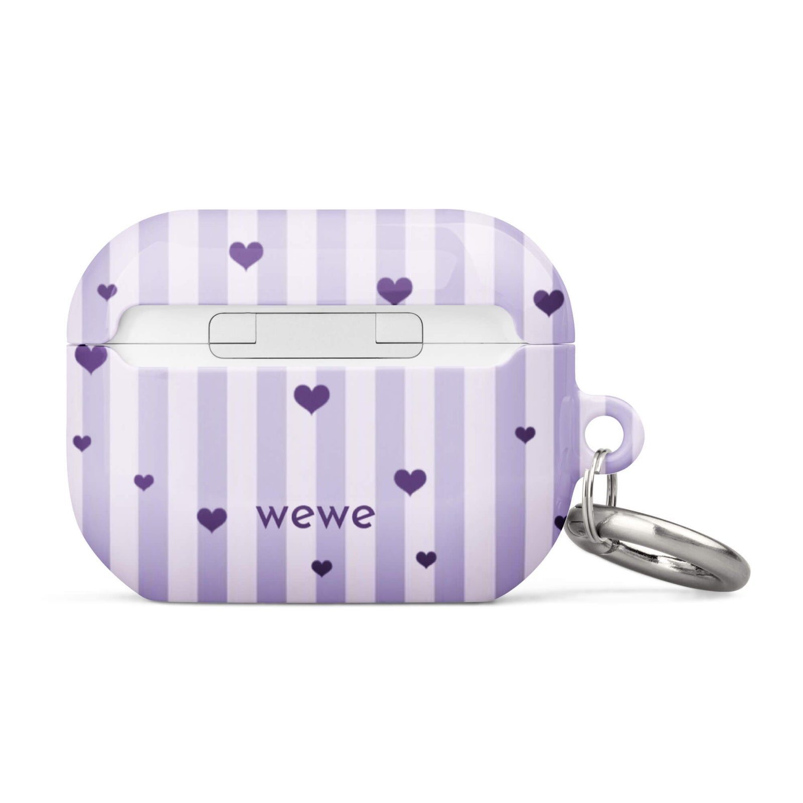 Custom purple heart airpods case pro gen2 romantic aesthetic.