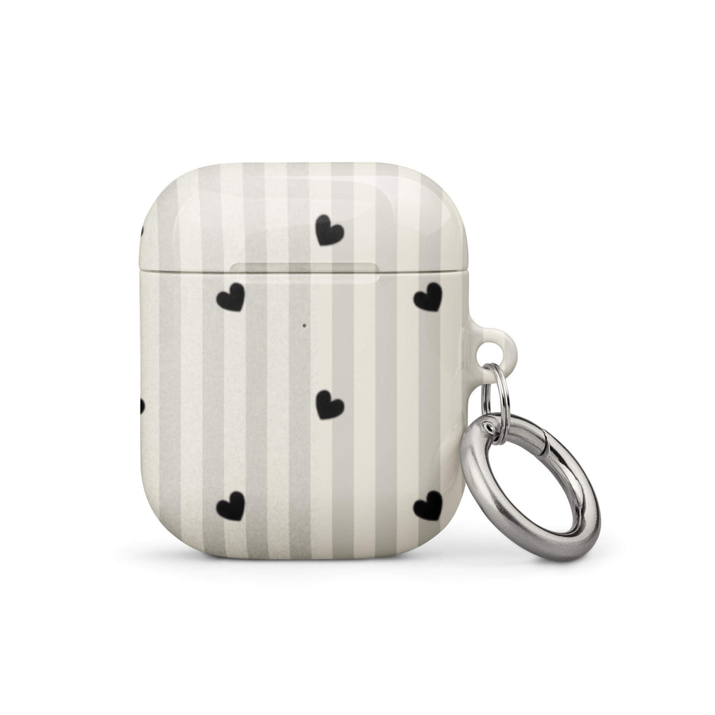 Custom charming heart airpods case gen1 slim fit.