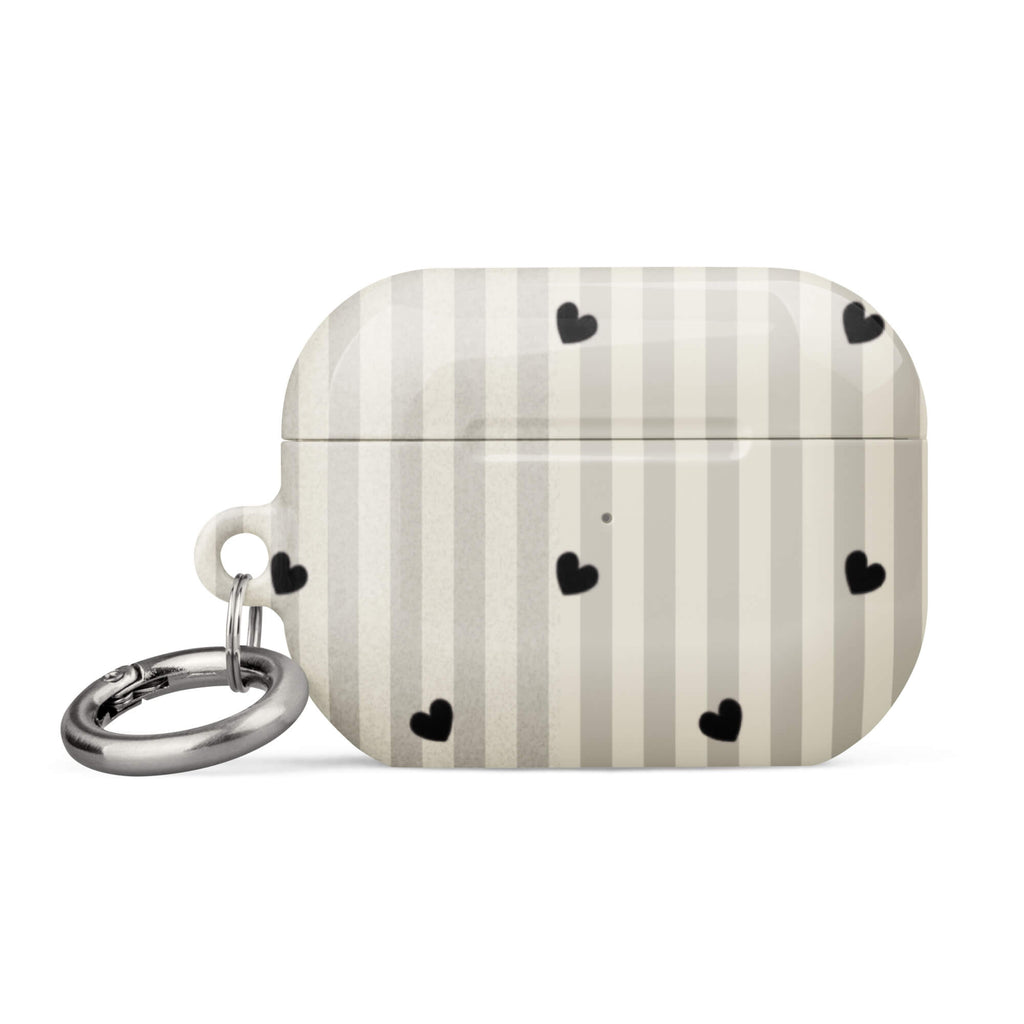 Custom charming heart airpods case pro gen2 slim fit.