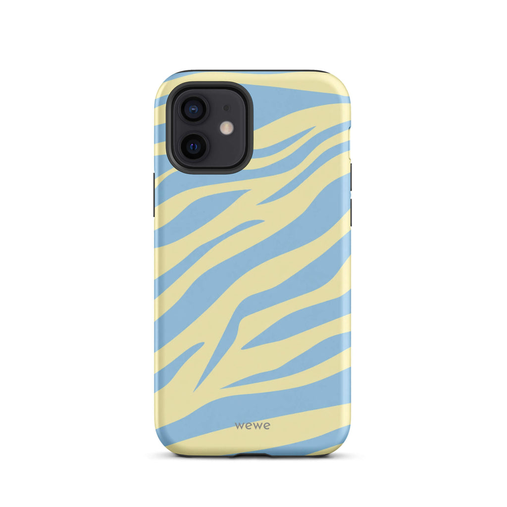 Lemon Sky Zebra iPhone 16 Pro Case