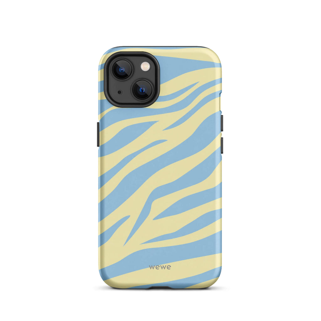 Lemon Sky Zebra iPhone 16 Pro Case