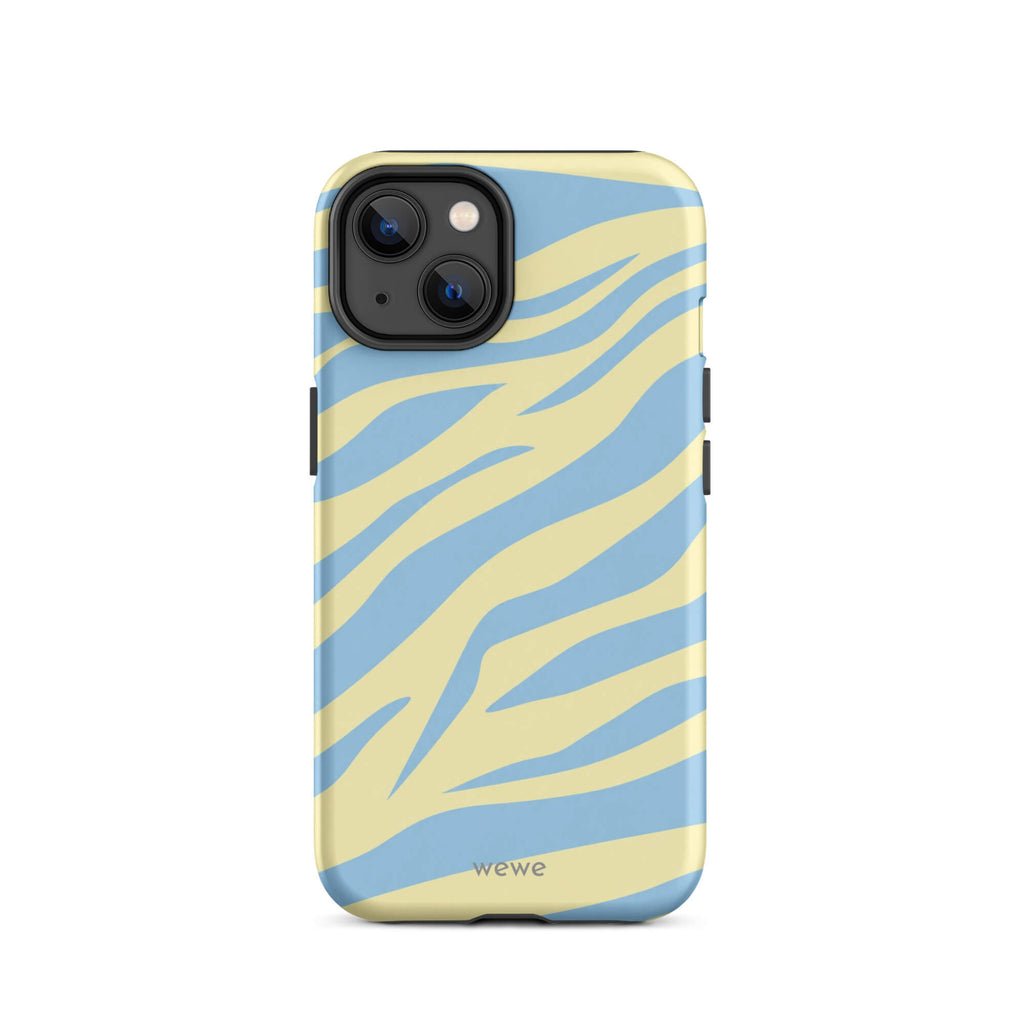Lemon Sky Zebra iPhone 16 Pro Case
