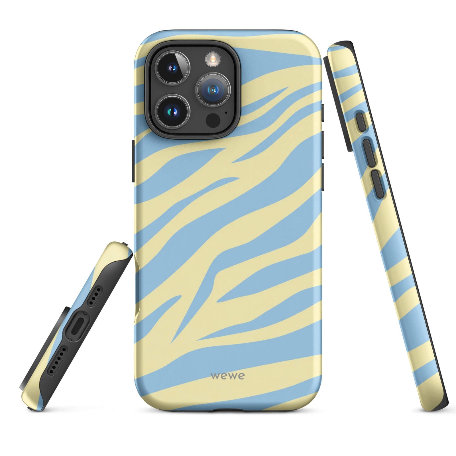 Lemon Sky Zebra iPhone 16 Pro Case