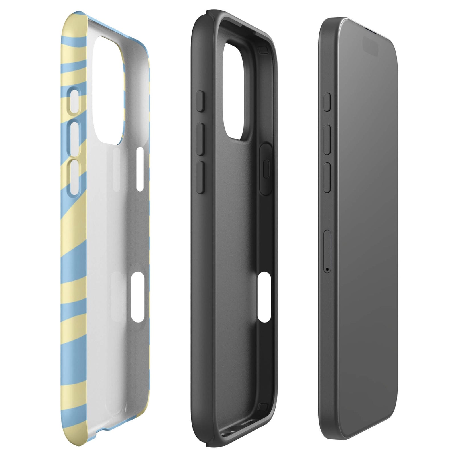 Lemon Sky Zebra iPhone 16 Pro Case