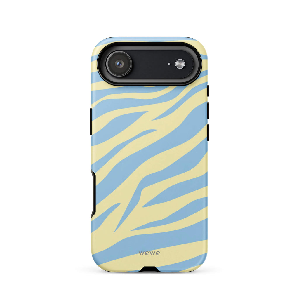 Lemon Sky Zebra iPhone 16 Pro Case