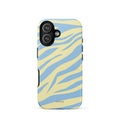 Lemon Sky Zebra iPhone 16 Pro Case