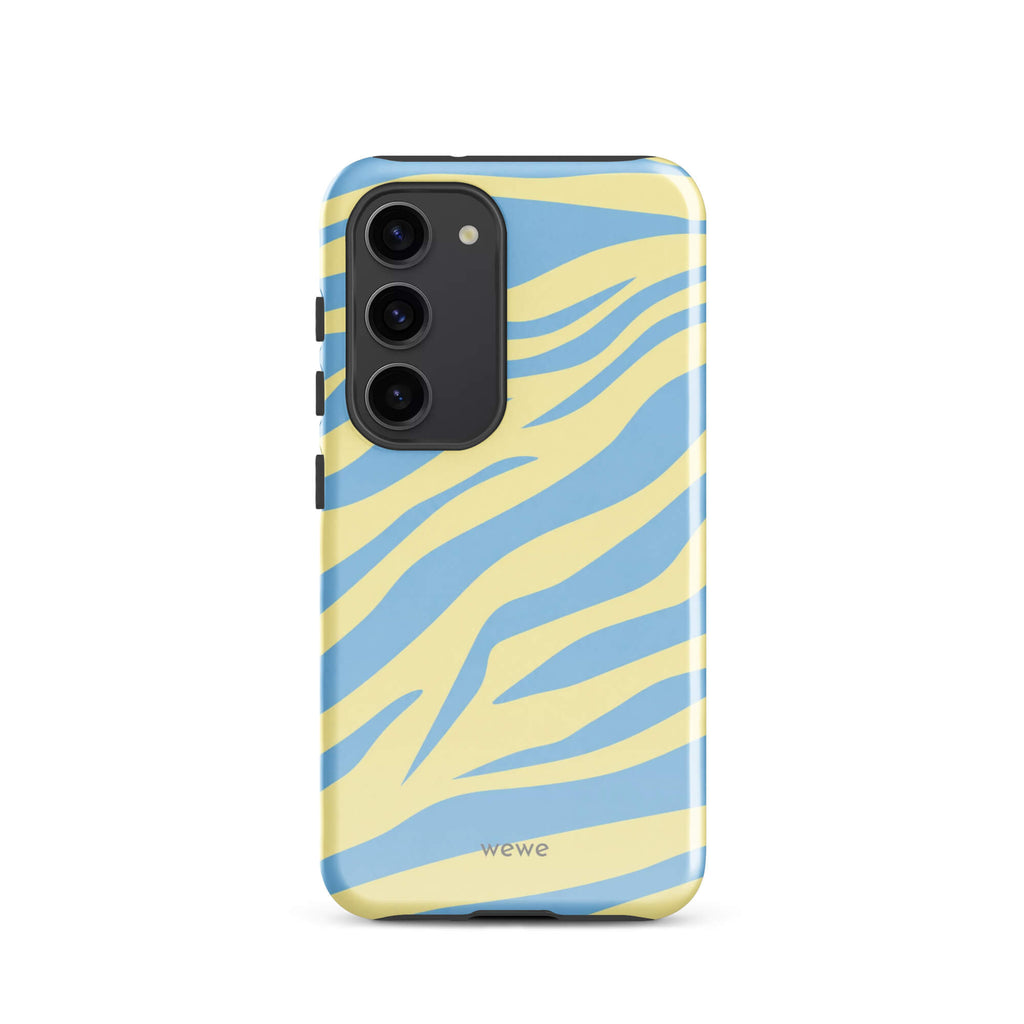 Lemon Sky Zebra iPhone 16 Pro Case