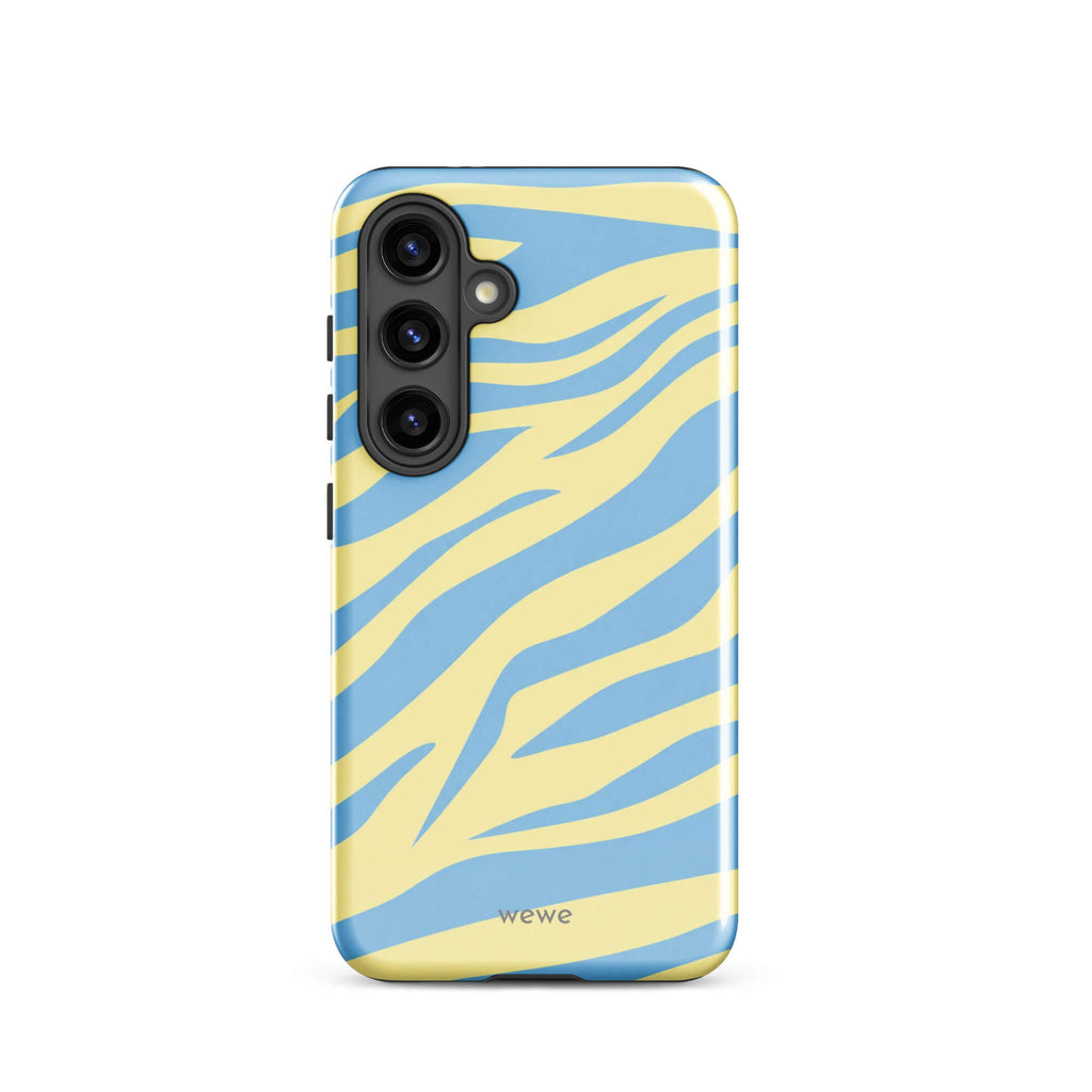 Lemon Sky Zebra iPhone 16 Pro Case