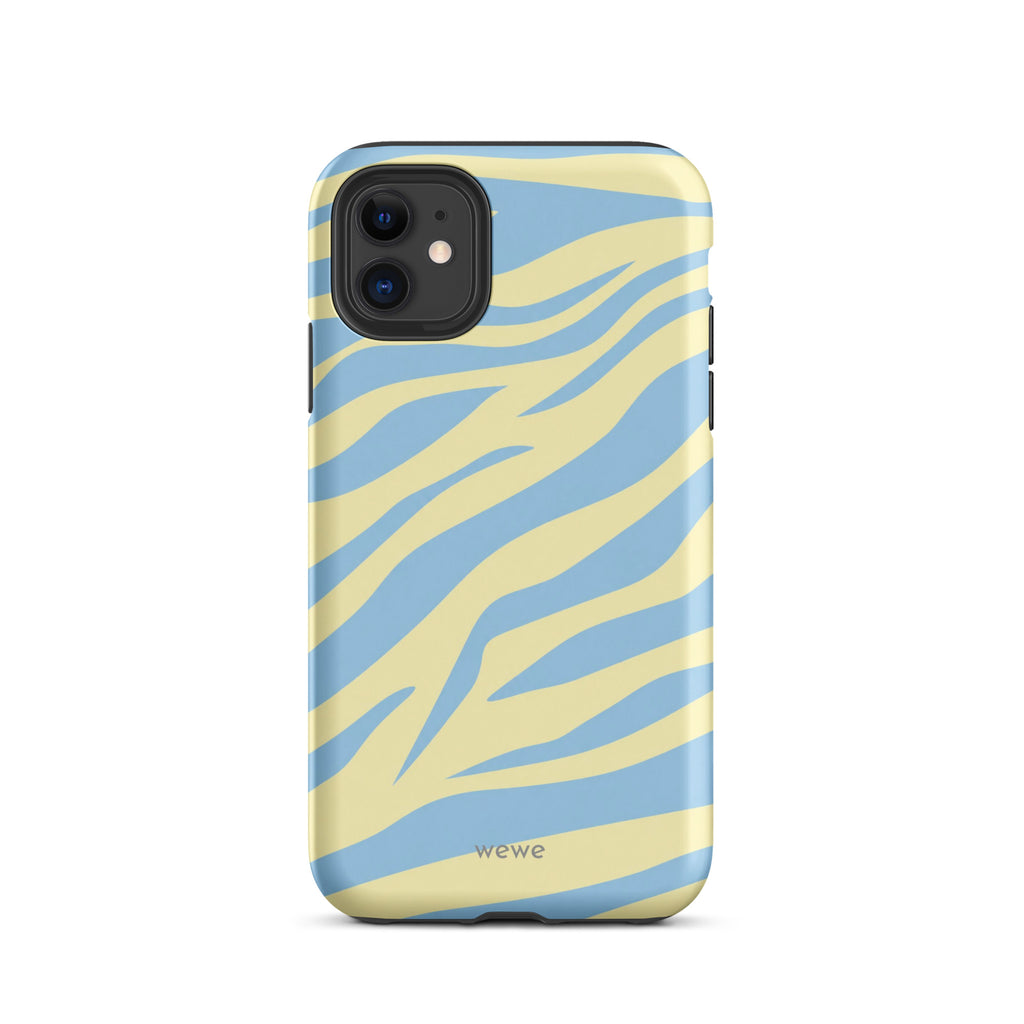Lemon Sky Zebra iPhone 16 Pro Case