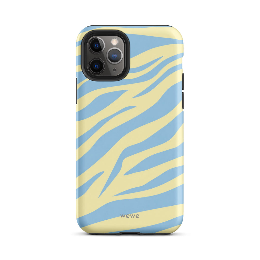 Lemon Sky Zebra iPhone 16 Pro Case