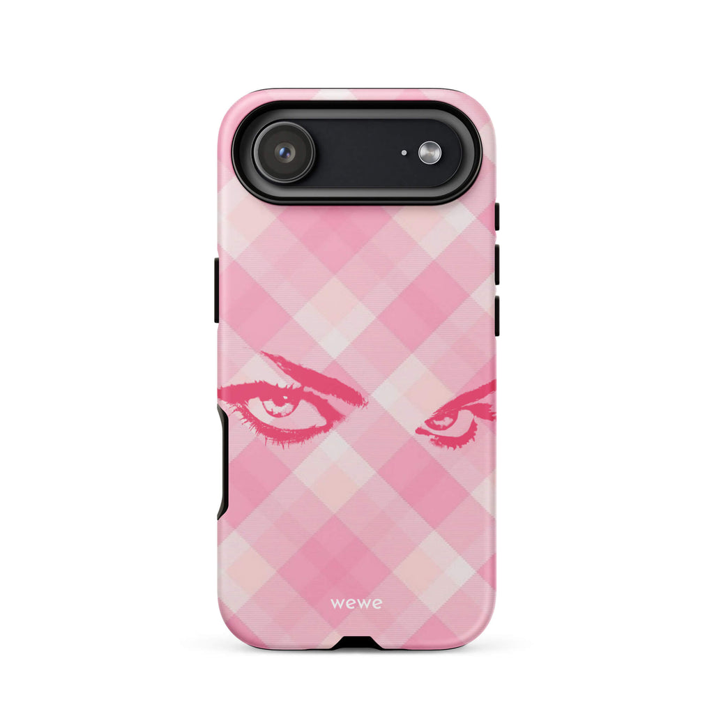 Custom pink aura eye iphone case 17 air spiritual.