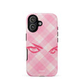 Custom pink aura eye iphone case 17 spiritual.