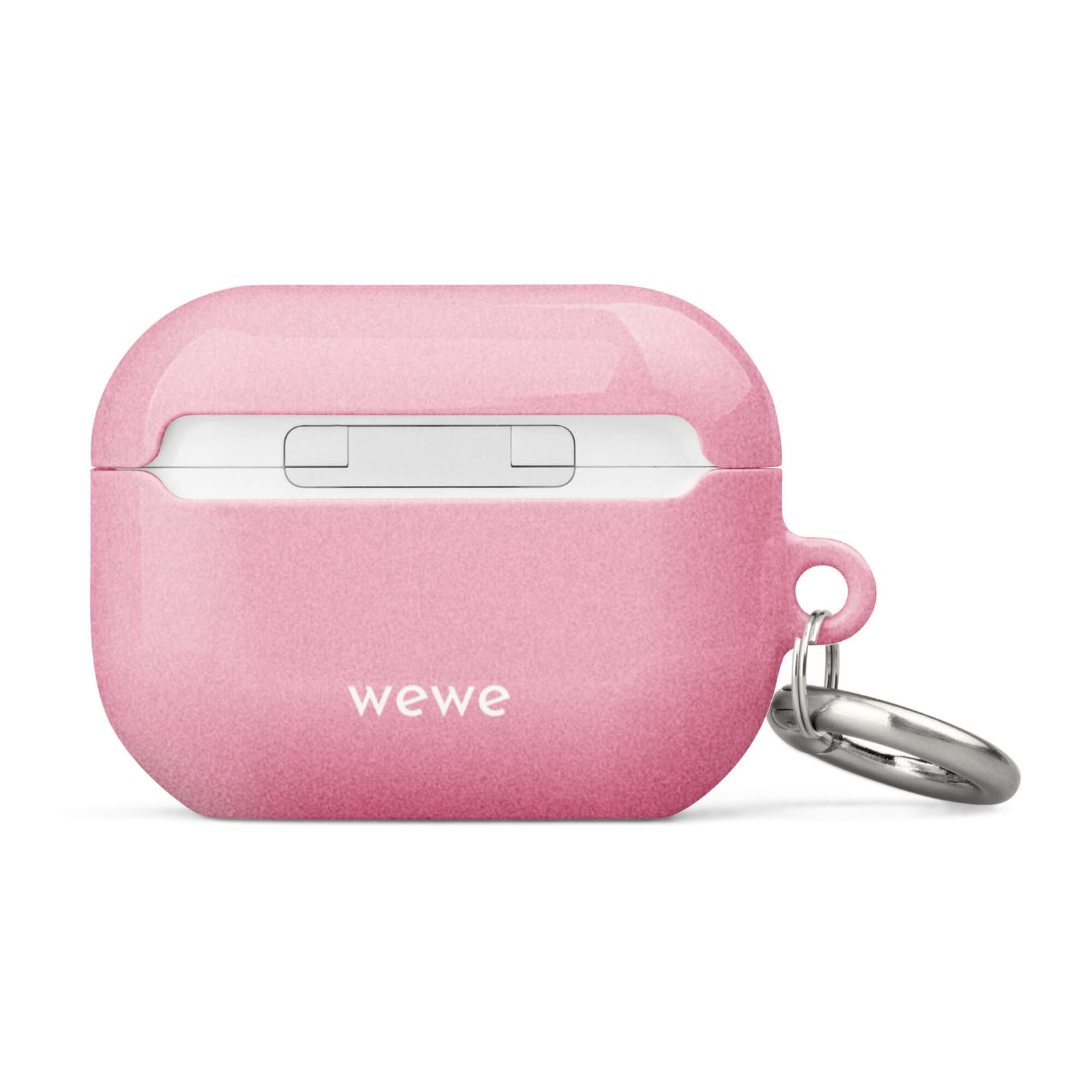 Custom pink heart airpods case pro gen2 soft romantic design.