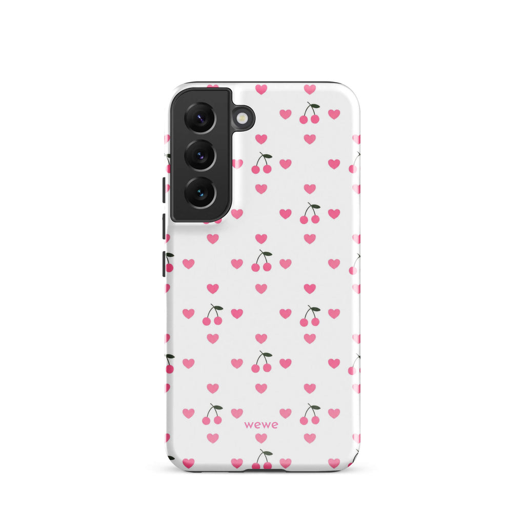 Pink Heart & Cherry iPhone 17 Case