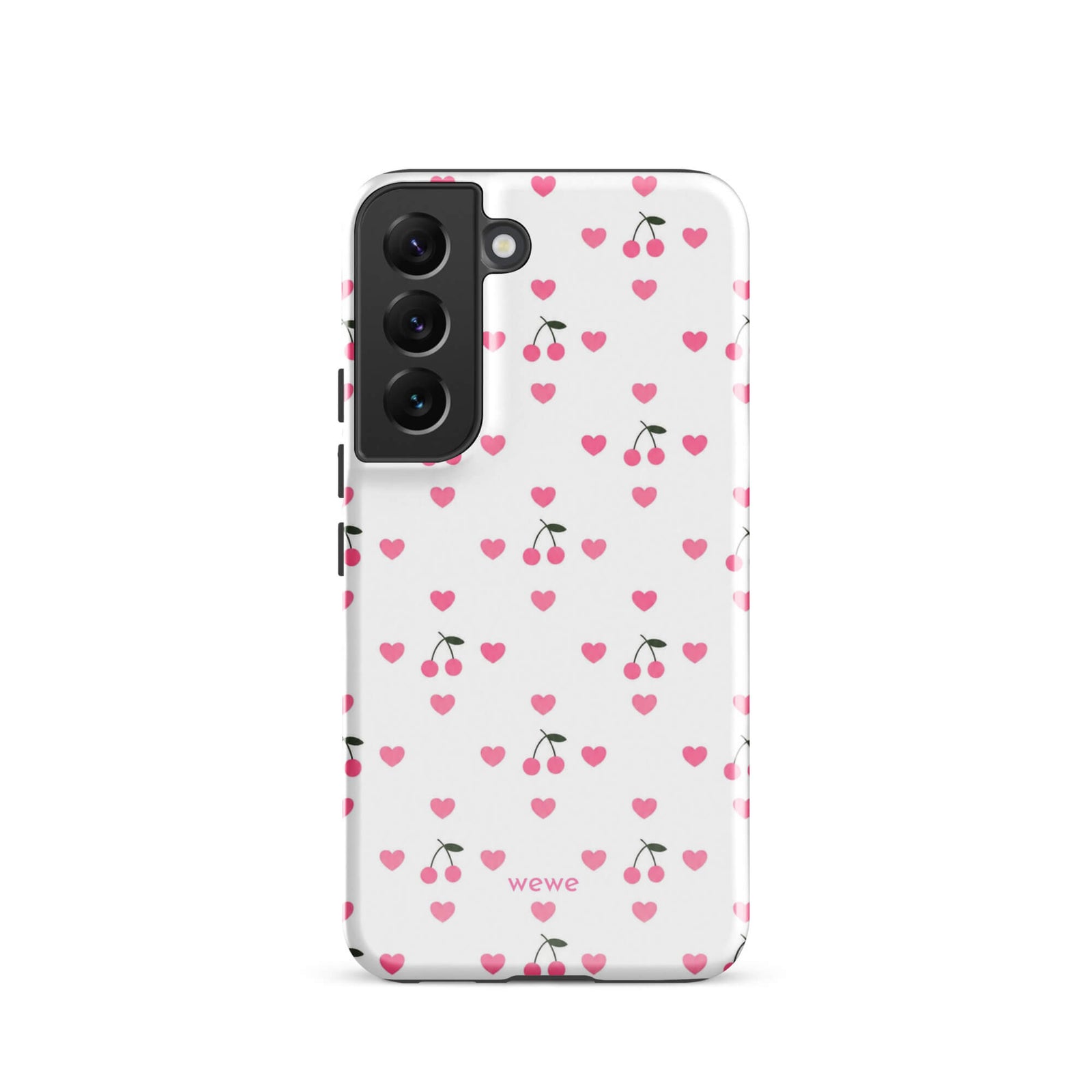 Pink Heart & Cherry iPhone 17 Case