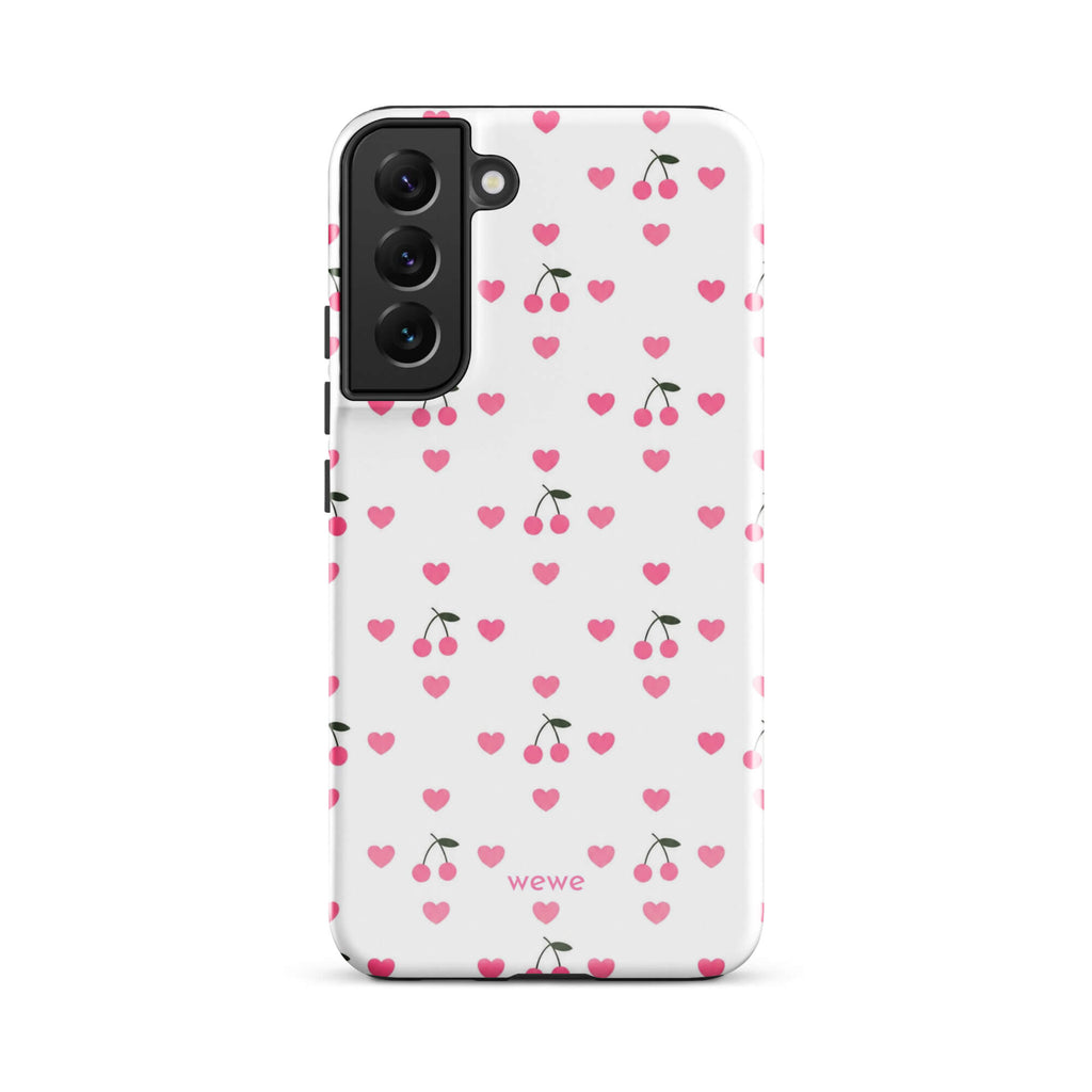 Pink Heart & Cherry iPhone 17 Case