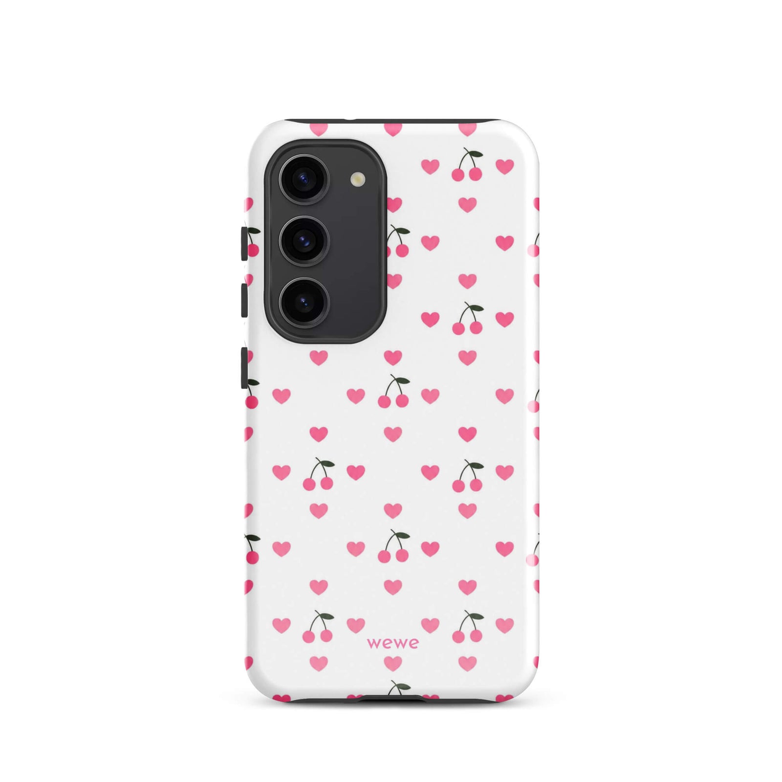 Pink Heart & Cherry iPhone 17 Case