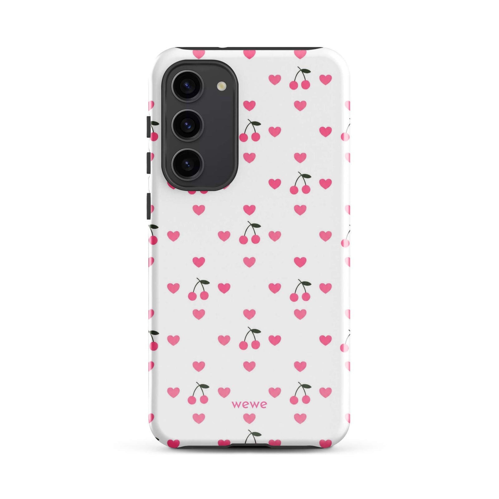 Pink Heart & Cherry iPhone 17 Case