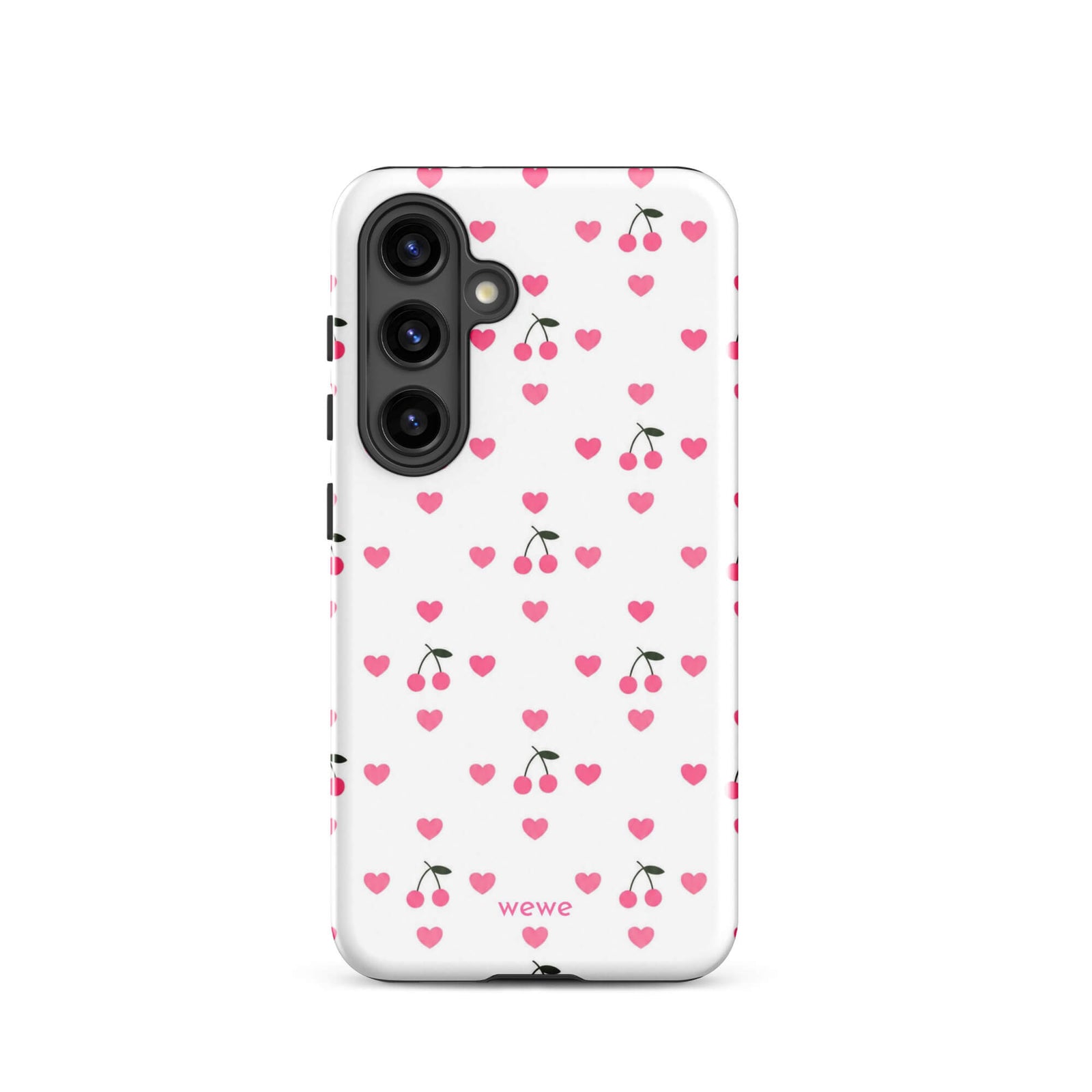 Pink Heart & Cherry iPhone 17 Case