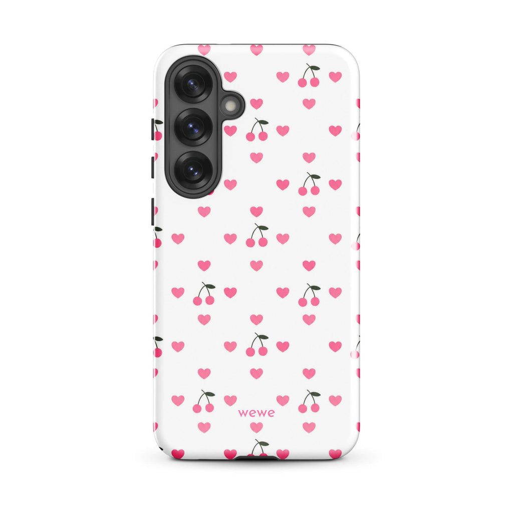 Pink Heart & Cherry iPhone 17 Case