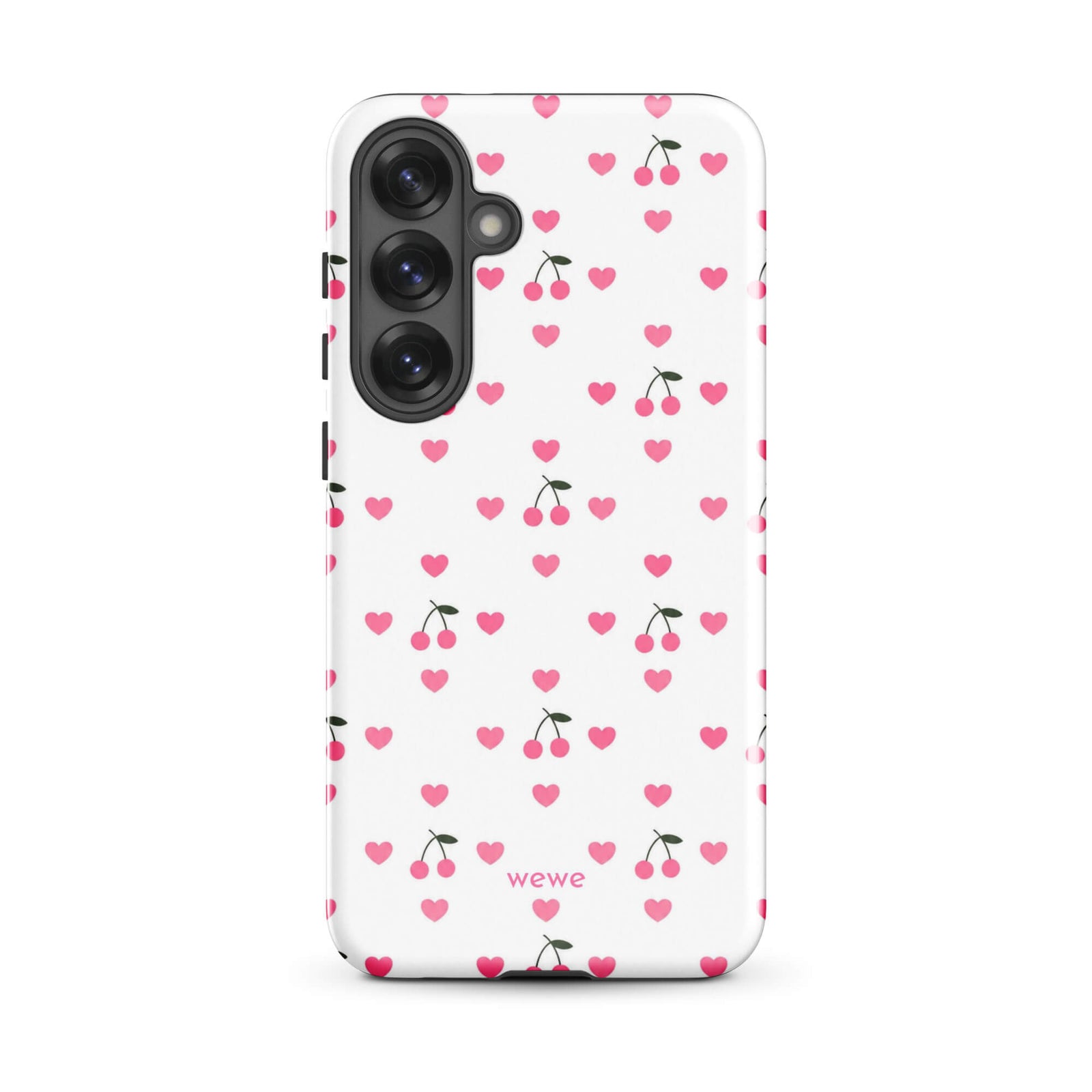 Pink Heart & Cherry iPhone 17 Case