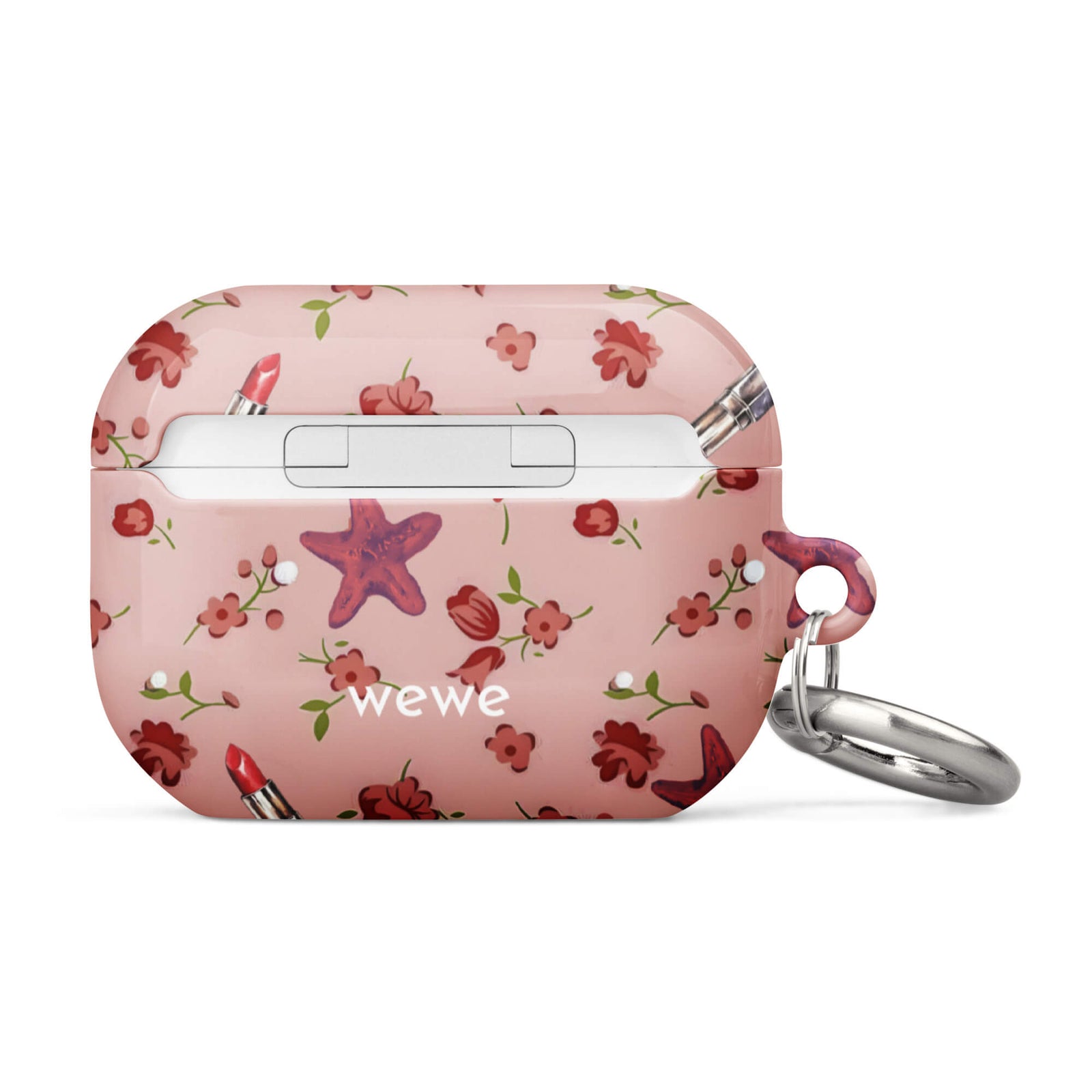 Custom missing rose airpods case pro gen2 floral.