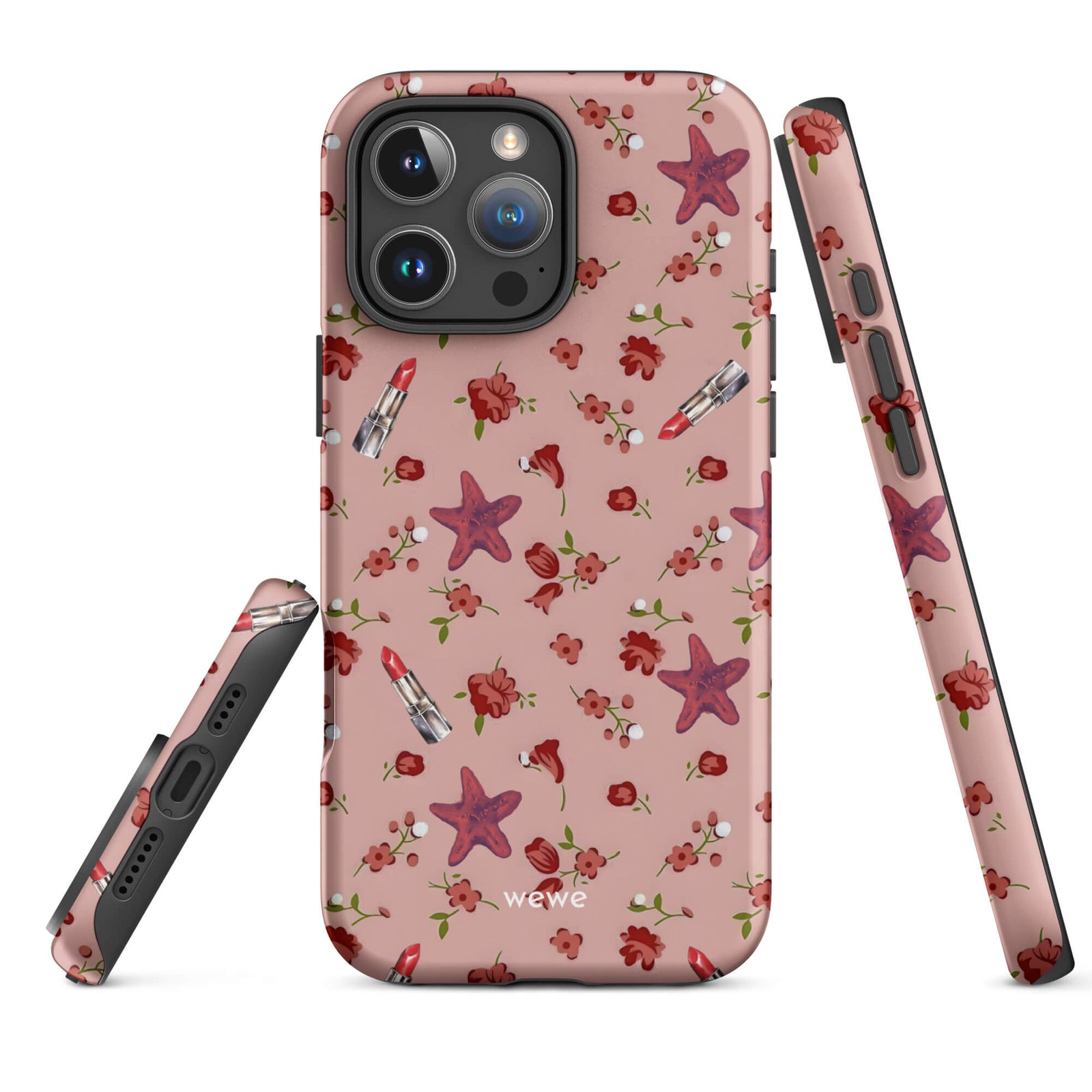 Custom missing rose iphone case 16 pro max floral.