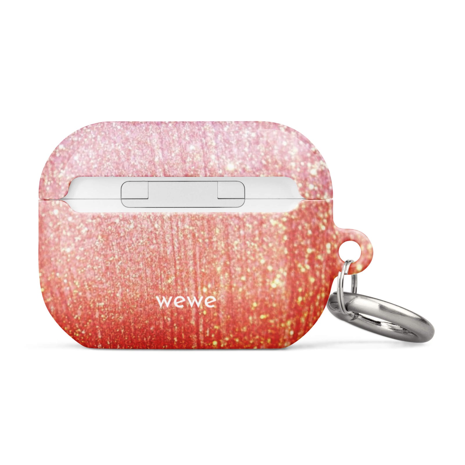 Custom sunset flecks airpods case pro gen2 soft warm vibes.