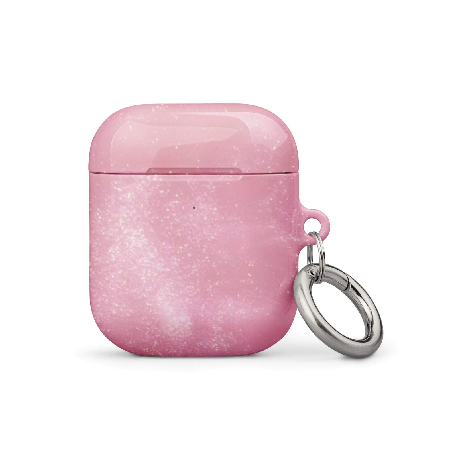 Custom shimmering stardust airpods case gen1 fashion.