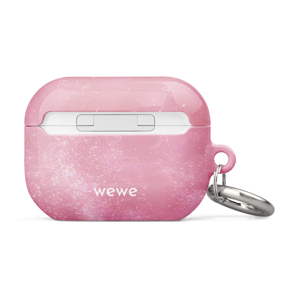 Custom shimmering stardust airpods case pro gen2 fashion.