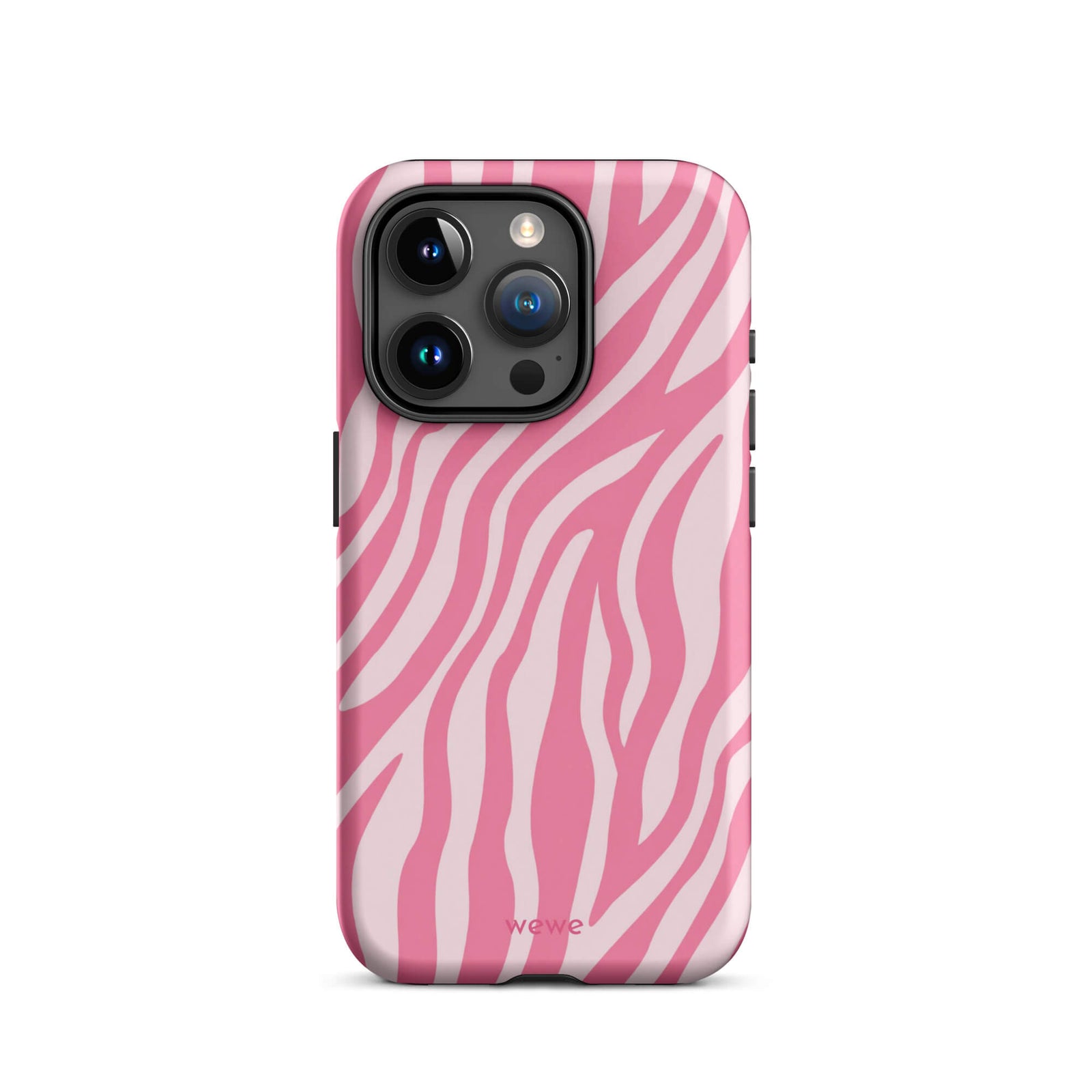Bubblegum Pink Zebra iPhone 16 Pro Case