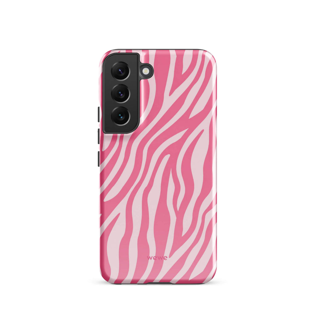 Bubblegum Pink Zebra iPhone 16 Pro Case
