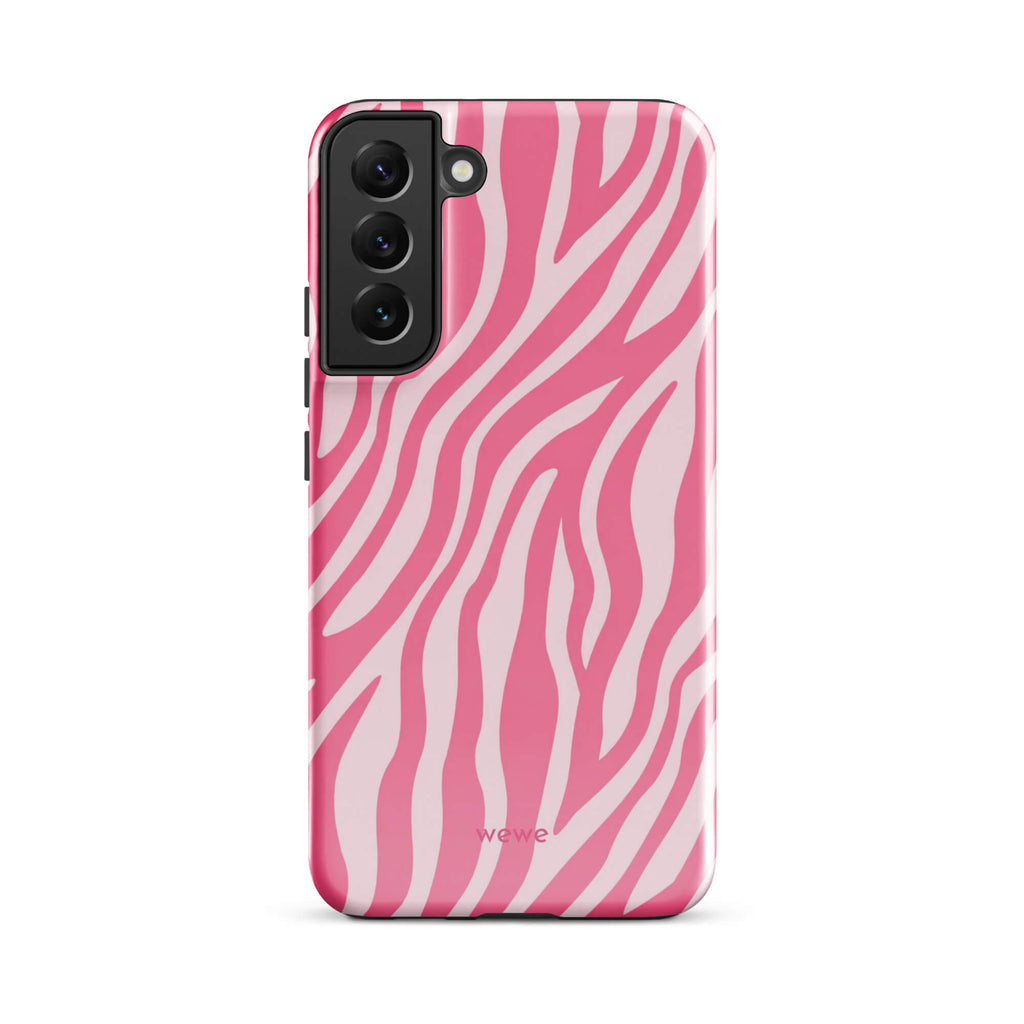 Bubblegum Pink Zebra iPhone 16 Pro Case