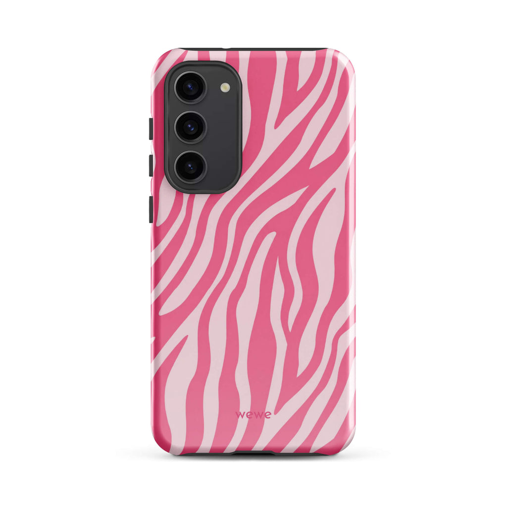 Bubblegum Pink Zebra iPhone 16 Pro Case