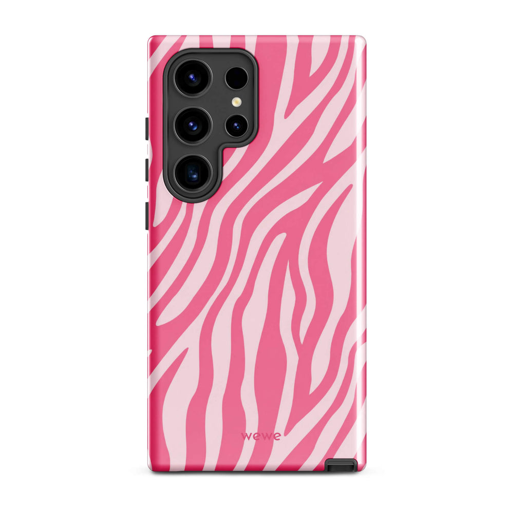 Bubblegum Pink Zebra iPhone 16 Pro Case