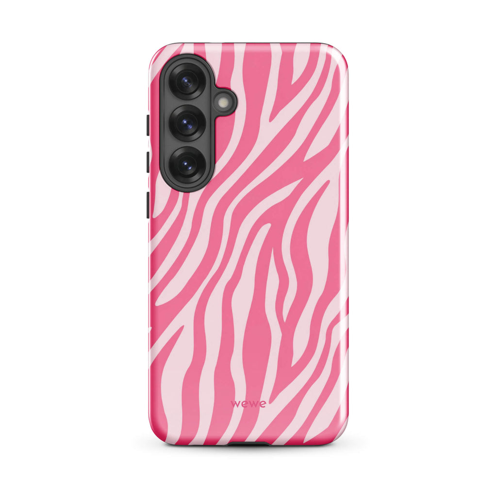 Bubblegum Pink Zebra iPhone 16 Pro Case